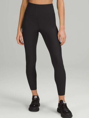 Lululemon Base Pace High-Rise Ribbed Tight 25" black Size 8